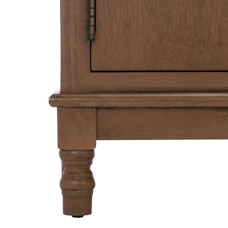 SAFAVIEH Tess 2-Door 1-Shelf TV Media Stand - 47.3" W x 15.8" L x 20" H - 47Wx16Dx20H - Brown