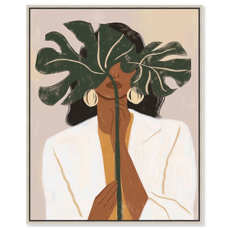 Leiva I Canvas by Art Remedy - Silver - 20" x 24"
