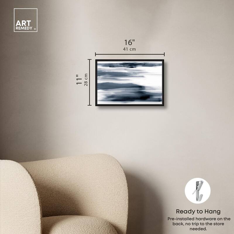 Blue Mirage Canvas by Art Remedy