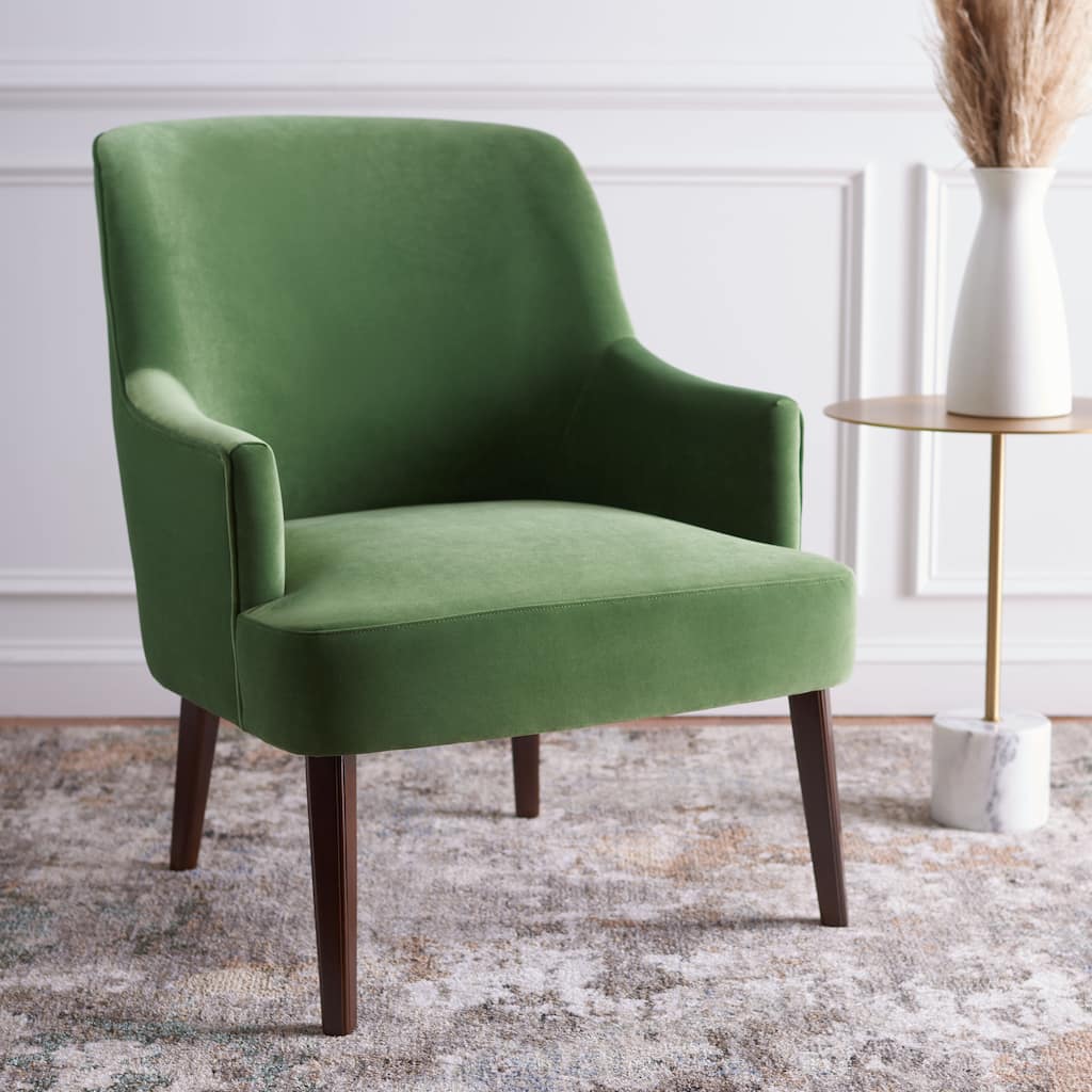 SAFAVIEH Manerva Accent Chair - 27" W x 30.5" L x 35.8" H - 27Wx31Dx36H