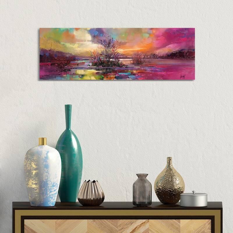 iCanvas "Loch Fyne Colour" by Scott Naismith Canvas Print - 12x36x1.5