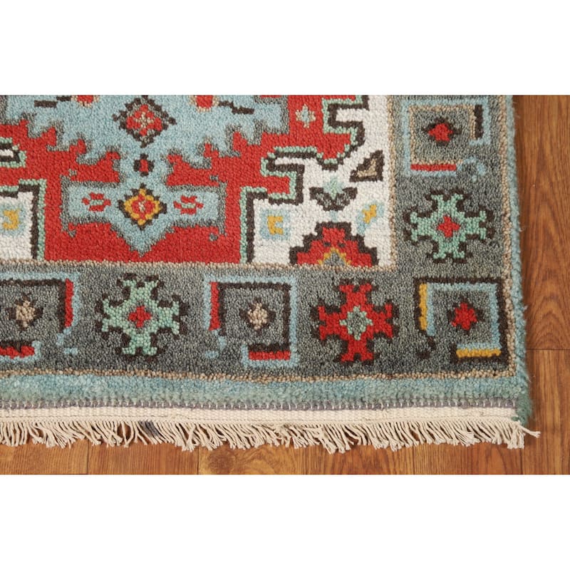 Viss Indian Accent Foyer Rug Handmade Wool Carpet - 2'0" x 3'0"