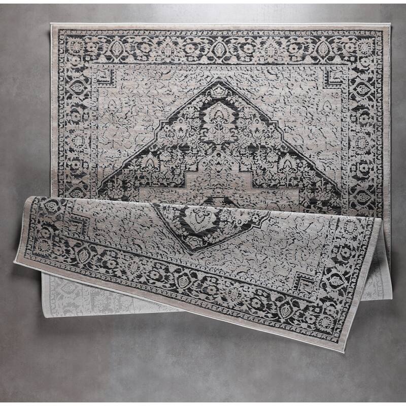 Ray Collection Modern Abstract Oriental Area Rug