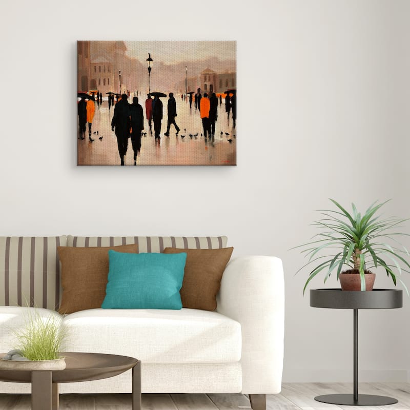 Where We Once Walked by Lorraine Christie Canvas Art Print