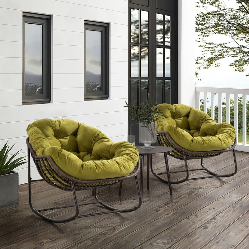 Outdoor Rattan Rocking Chair Rocker Recliner Chair Bed Bath Beyond 38422289