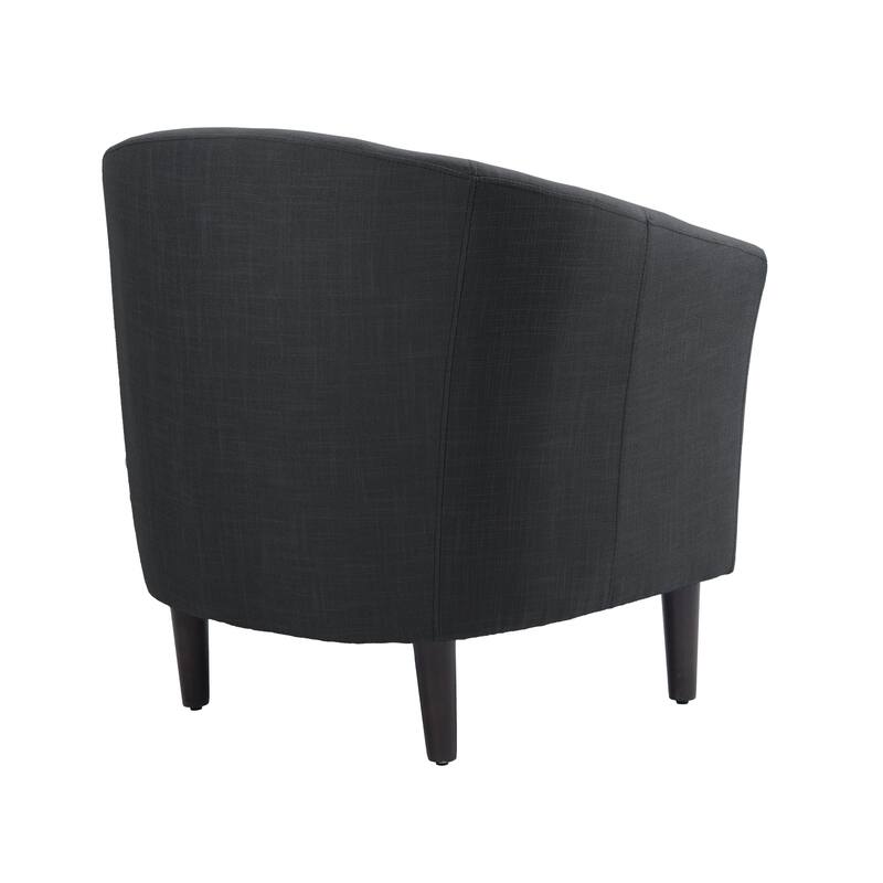 2 Set Modern Accent Chair Upholstered Barrel Chair