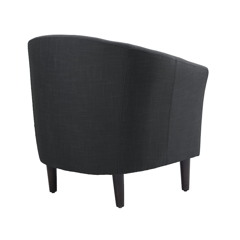 Modern Barrel Accent Chairs Cozy Armchair Club Chair