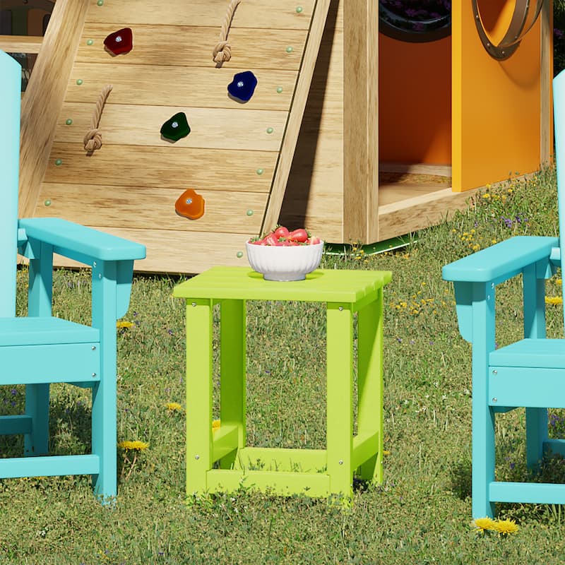 Laguna Kids Outdoor Poly Adirondack Side Table