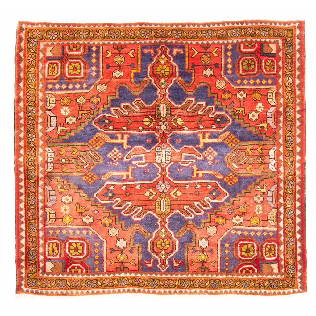 ECARPETGALLERY Hand-knotted Anadol Navy Wool Rug - 4'6 x 4'0