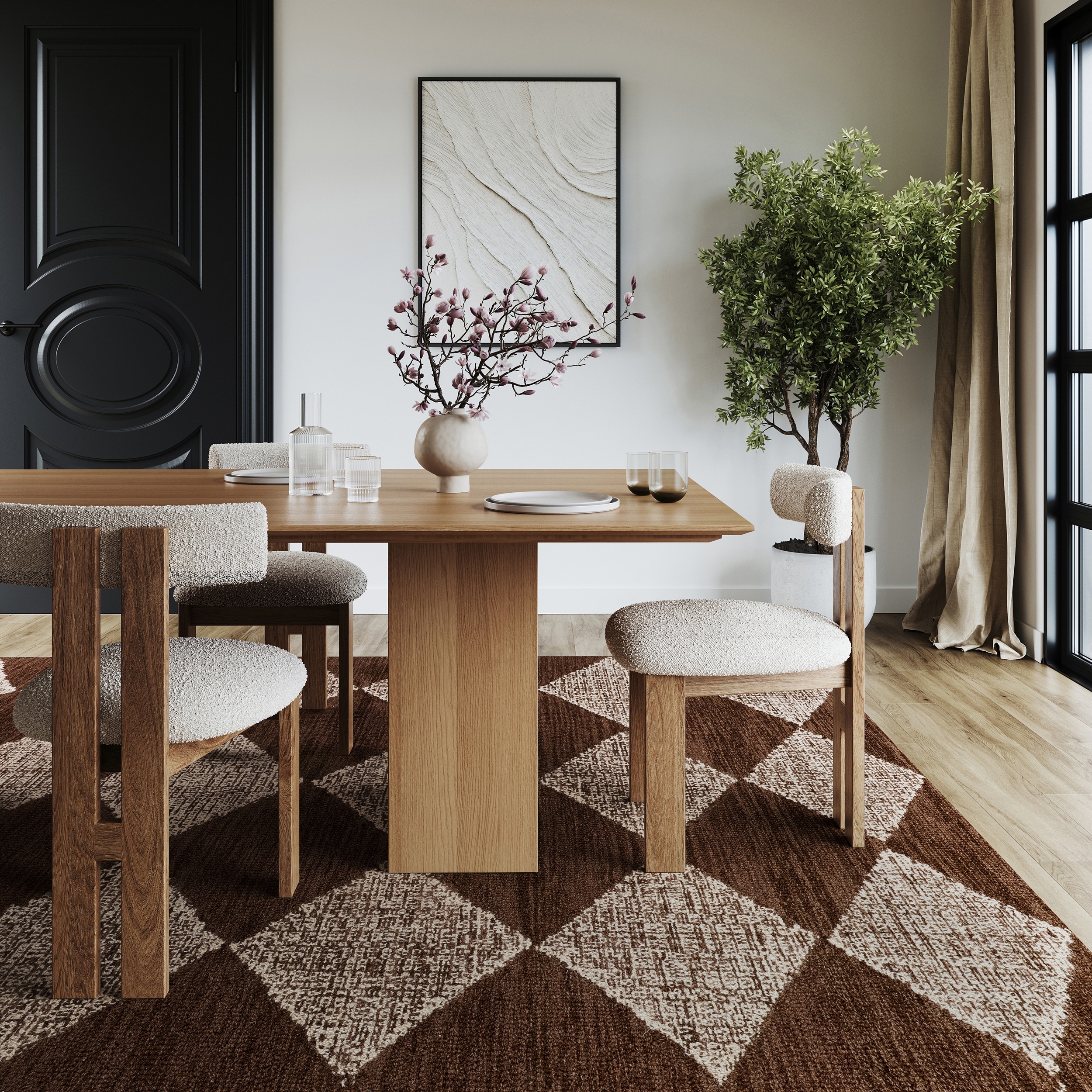 Nuloom Nivora Tufted Diamond Area Rug - On Sale - Overstock - 43708958