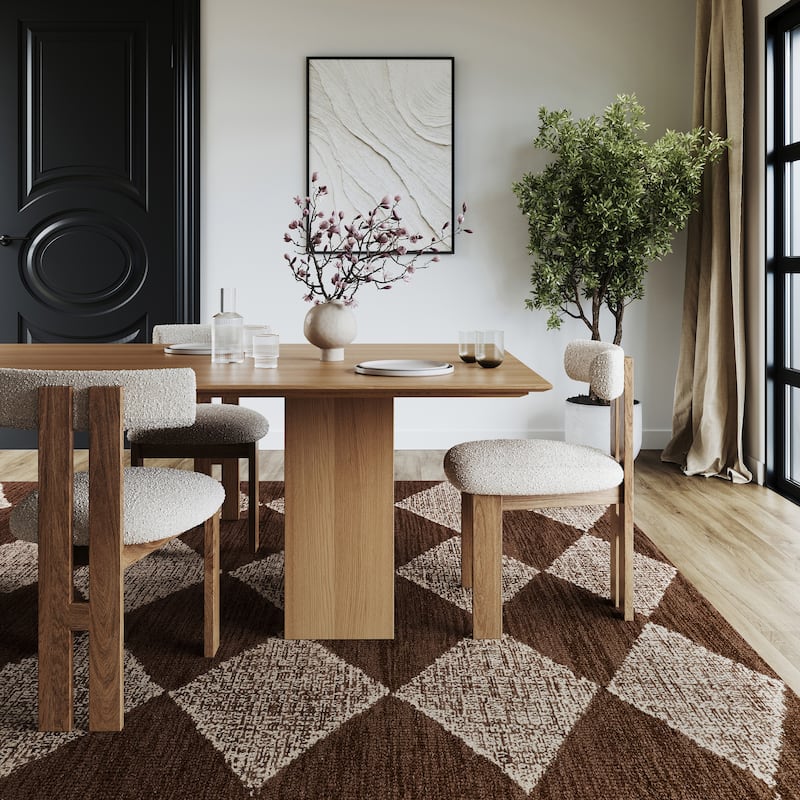 Nuloom Nivora Tufted Diamond Area Rug