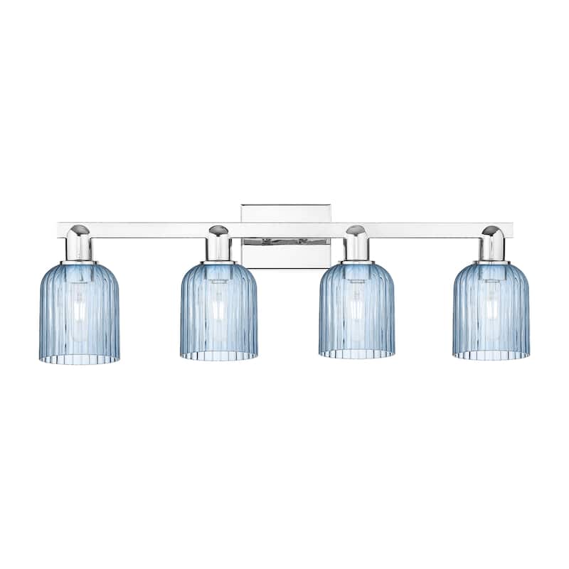 Innovations Lighting Downtown Urban - Bridal Veil - 4 Light 32" Bath Vanity Light