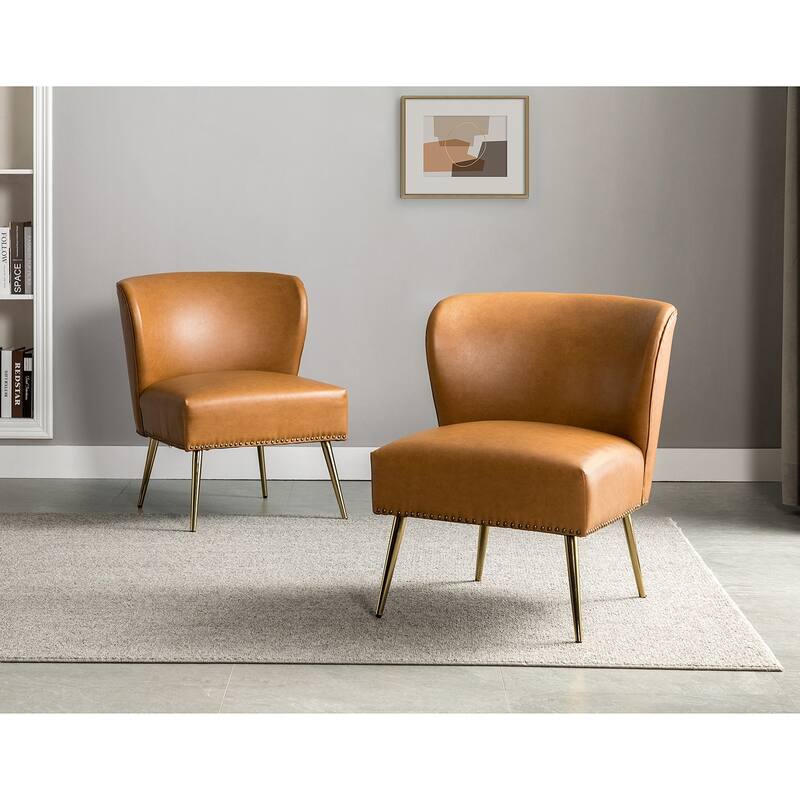 Anna Side Chair with Nailhead Trim Set of 2