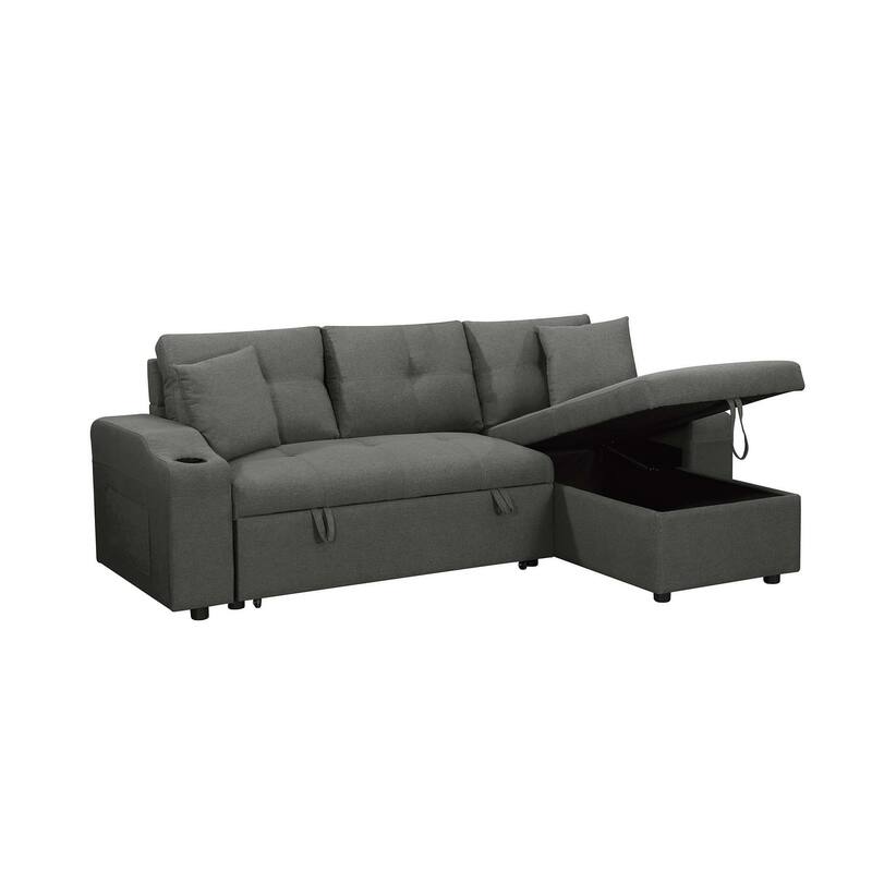 Comfortable sofa with magazine pocket,left and right interchangeable