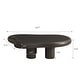 preview thumbnail 11 of 72, 48.5" Modern Cloud Shape 4 Legs Coffee Table