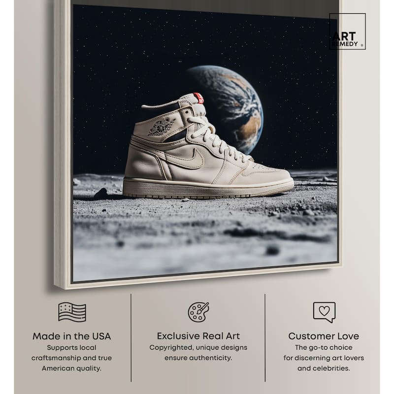 Zero-G Jordans Canvas by Art Remedy