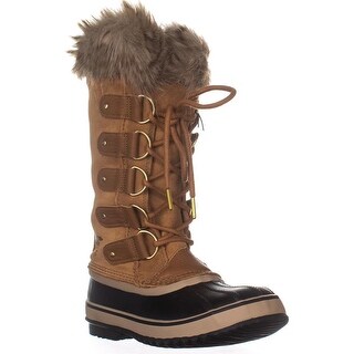 Shop Sorel Joan Of Arctic Lace Up Winter Boots Camel Brown Black