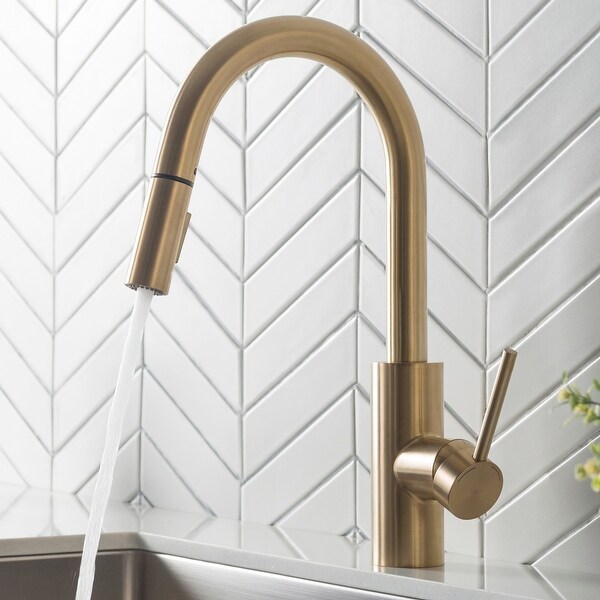 Kraus KPF-2620 Oletto 1-Handle 2-Function Pulldown Kitchen Faucet. Opens flyout.