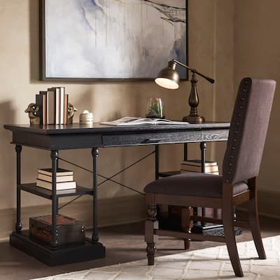 Barnstone Cornice 1-drawer Storage Writing Desk by iNSPIRE Q Artisan