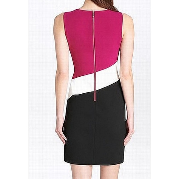 tommy hilfiger colorblock sheath dress