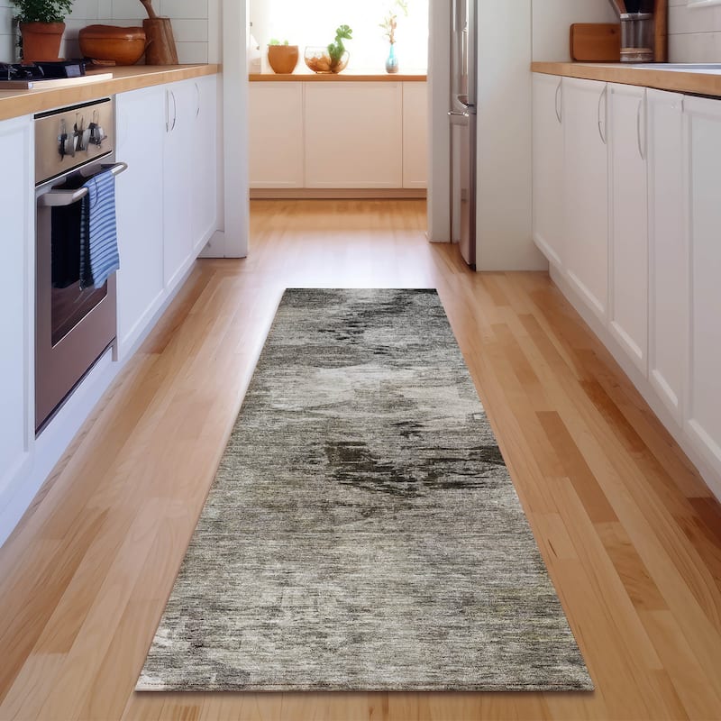 Premium Washable Super Soft Mayfield Rug - Taupe - 2' 3" x 7' 6" - Runner