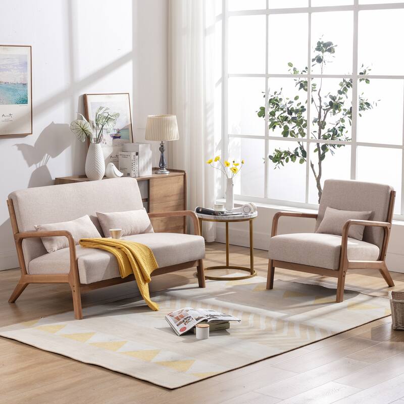 Aston Modern Solid wood Accent Chair