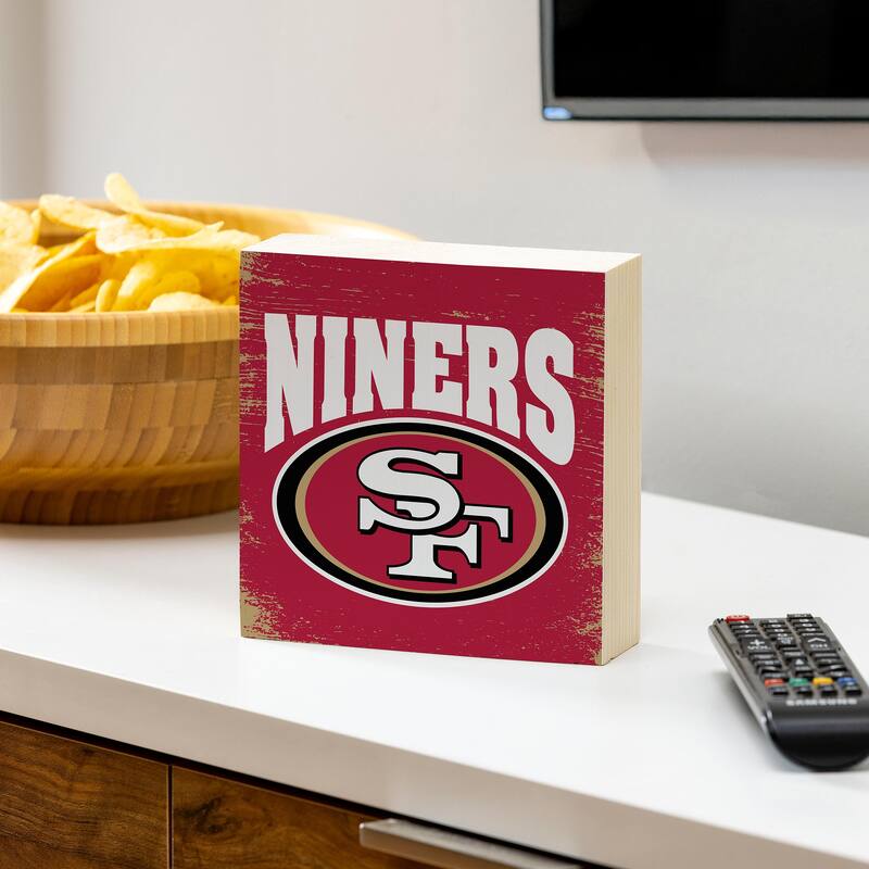 San Francisco 49ers Plock, Down Home Fans, 6x6 - 6" x 6"