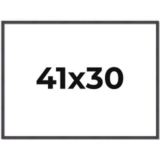 41x30 Frame Brown Picture Frame Modern Photo Frame Includes UV Acrylic ...