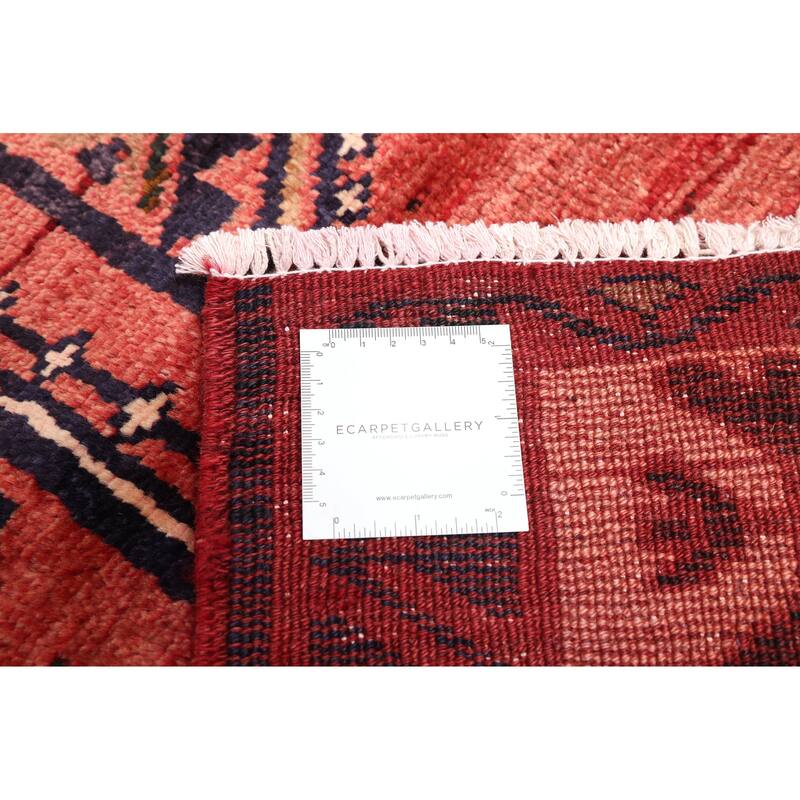 ECARPETGALLERY Hand-knotted Melis Vintage Dark Copper Wool Rug - 5'9 x 7'11