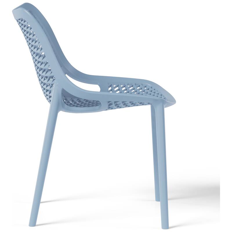 Frond and Form Outdoor Stacking Dining Side Chair (Set of 2)