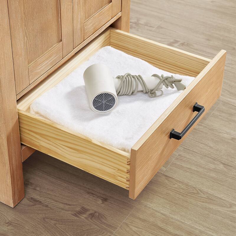 Shannon Bath Vanity with Composite Stone Countertop and Mirror