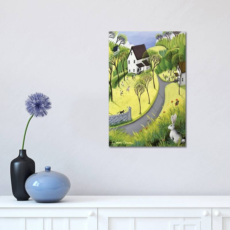 iCanvas "Easter Bunny" by Debbie Criswell Canvas Print - 18x12x1.5