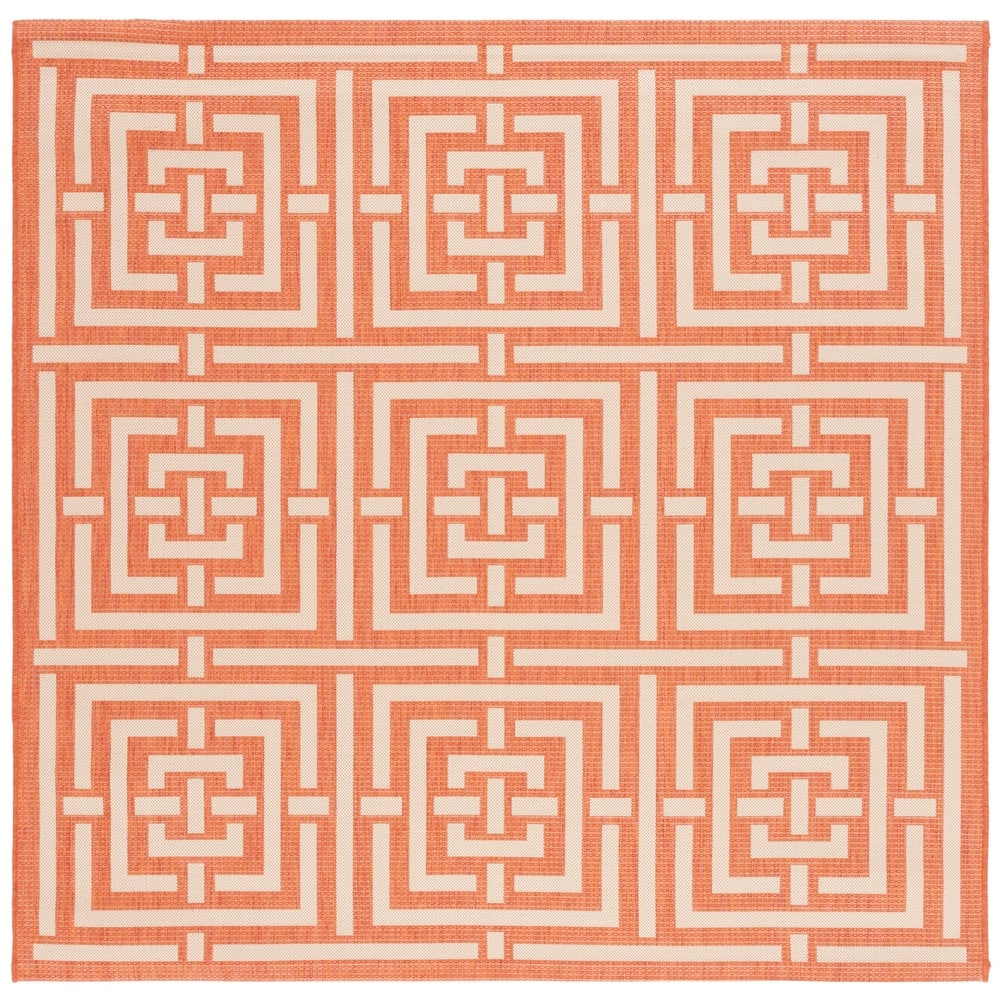 SAFAVIEH Courtyard Errica Indoor/ Outdoor Waterproof Patio Backyard Rug