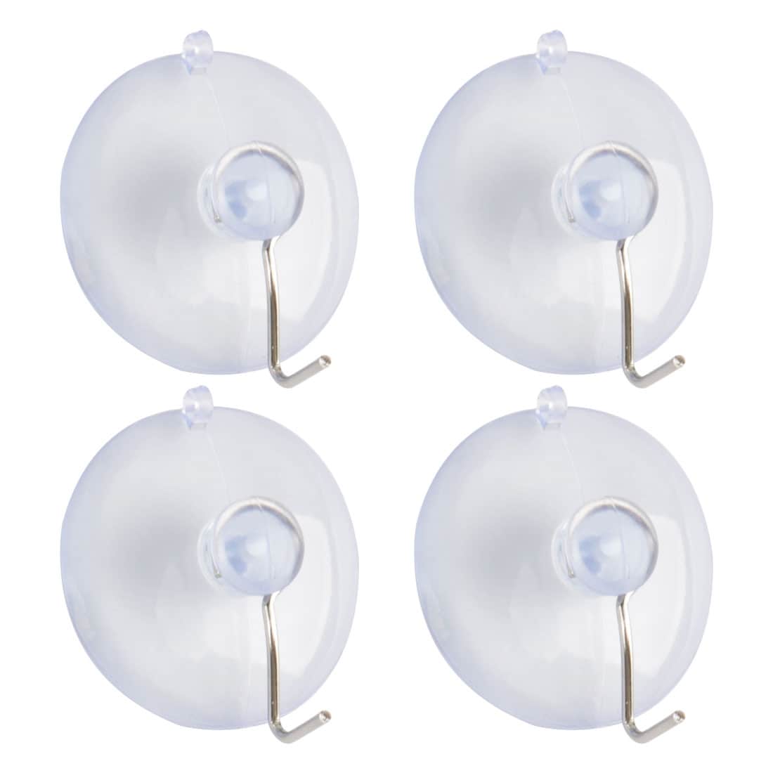 Suction Cup Hook 1.6 Removable Metal Hook Wall Vacuum Hooks Hangers - Clear  - On Sale - Bed Bath & Beyond - 32864680