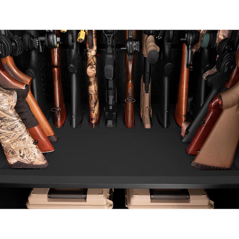 NewAge Products Secure Gun Cabinet Accessory 36" 6 Gun Stock Rest