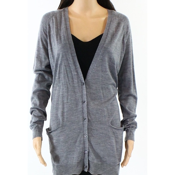 banana republic grey cardigan