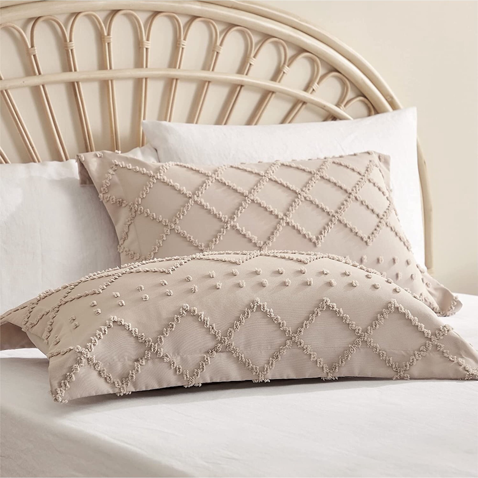 3 Pieces Boho Embroidery Shabby Chic Home Bedding Duvet Cover Set - On Sale  - Bed Bath & Beyond - 37827618