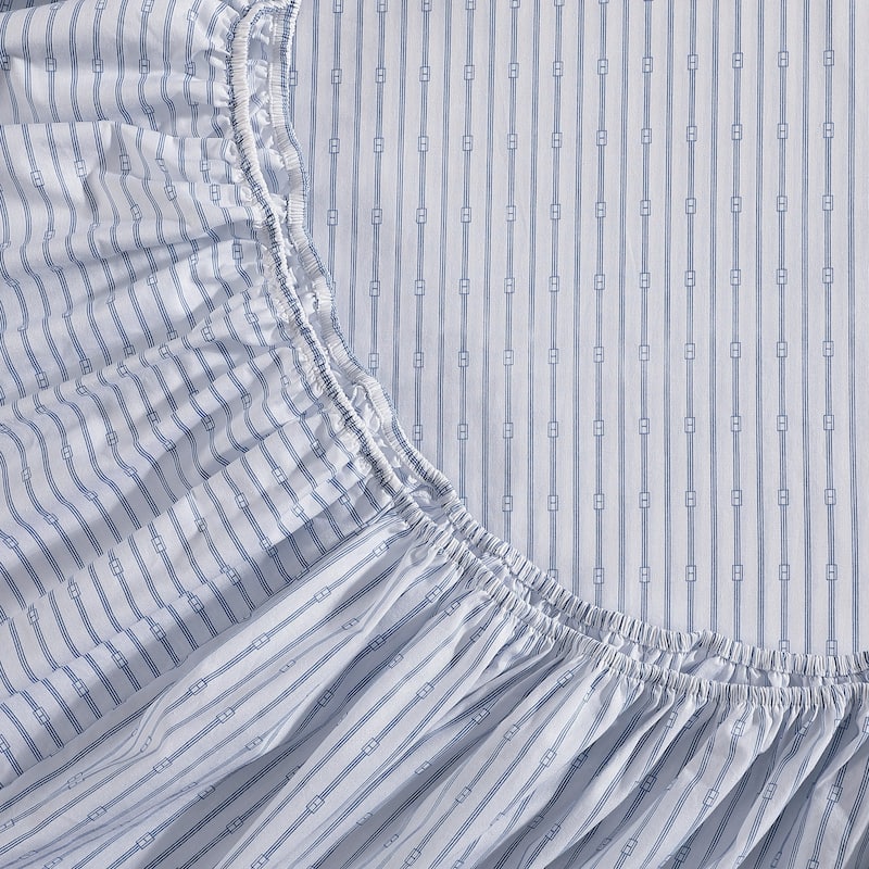 Tommy Hilfiger Printed Cotton Percale Sheet Set