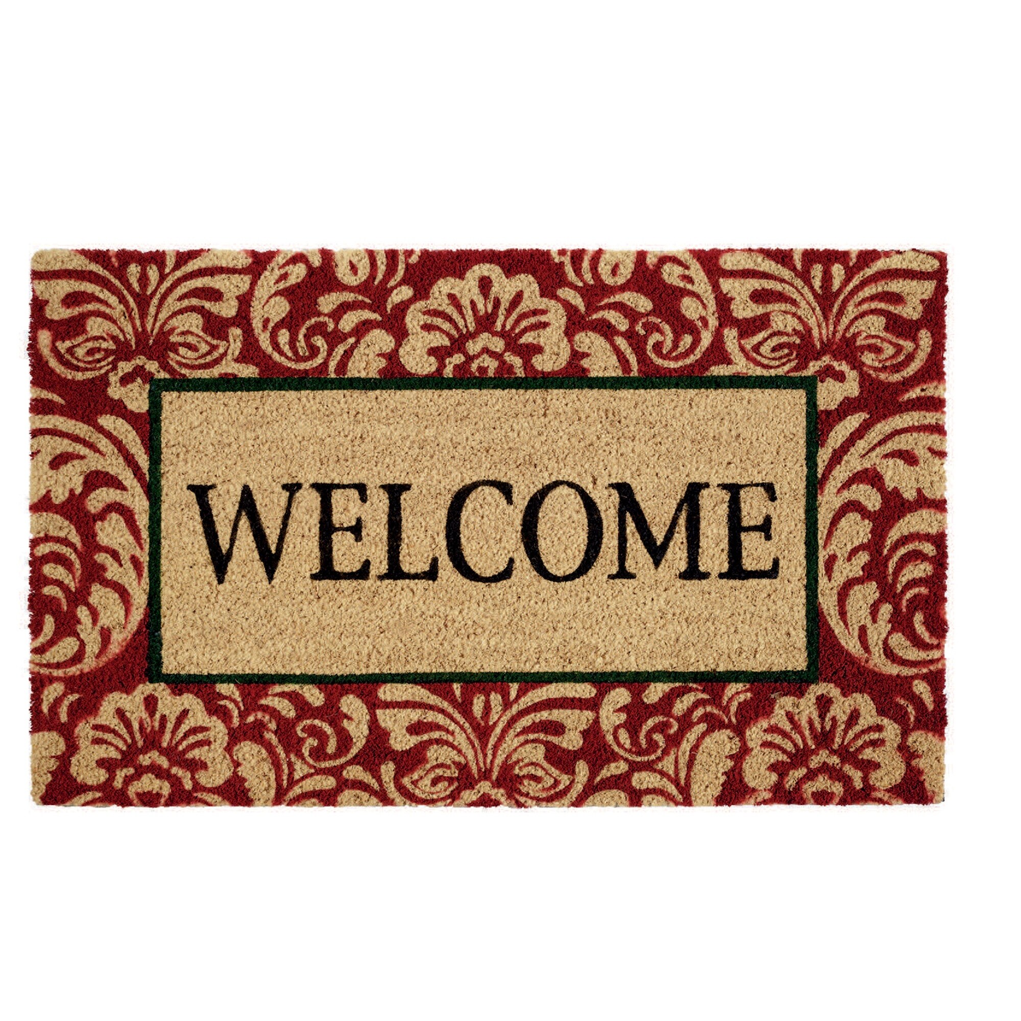 Lattice Rubber Doormat – Welcome Home by DII