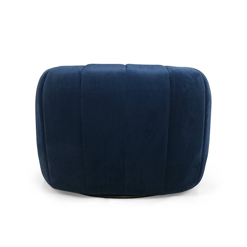 Monroe Indoor Modern Swivel Club Chair by Christopher Knight Home