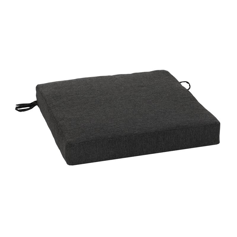 ARDEN Oceantex Outdoor Seat Cushion 21 x 21 - 21 W x 21 D in. - Ink Charcoal Black