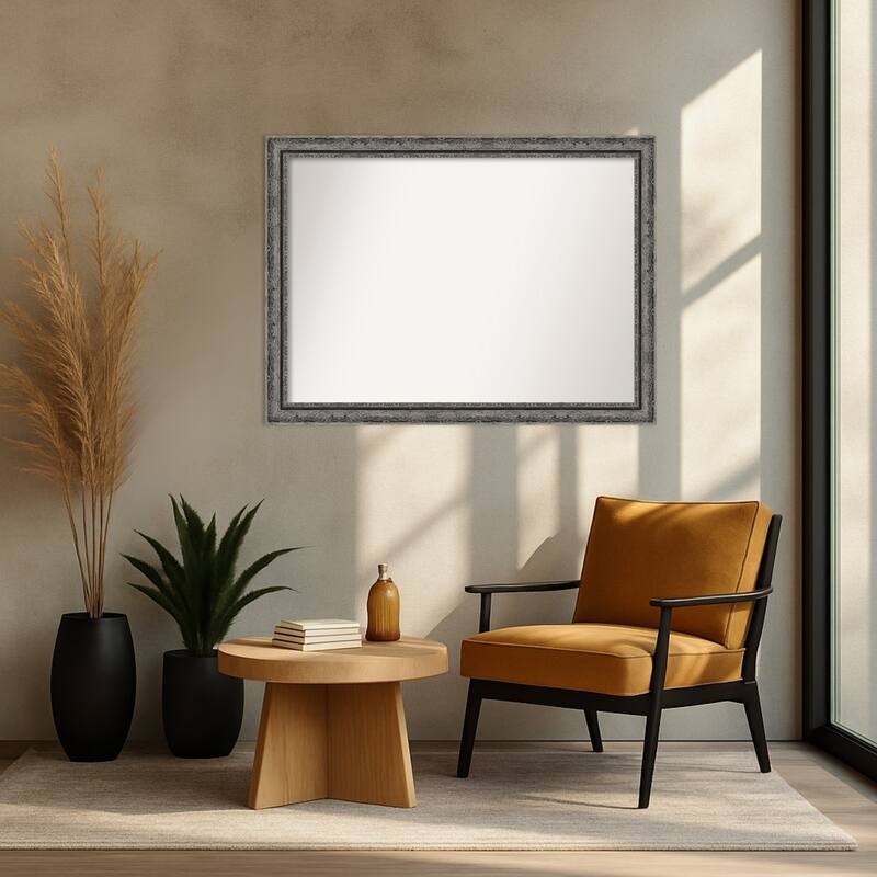 Filigree Non-Beveled Framed Wall Mirror