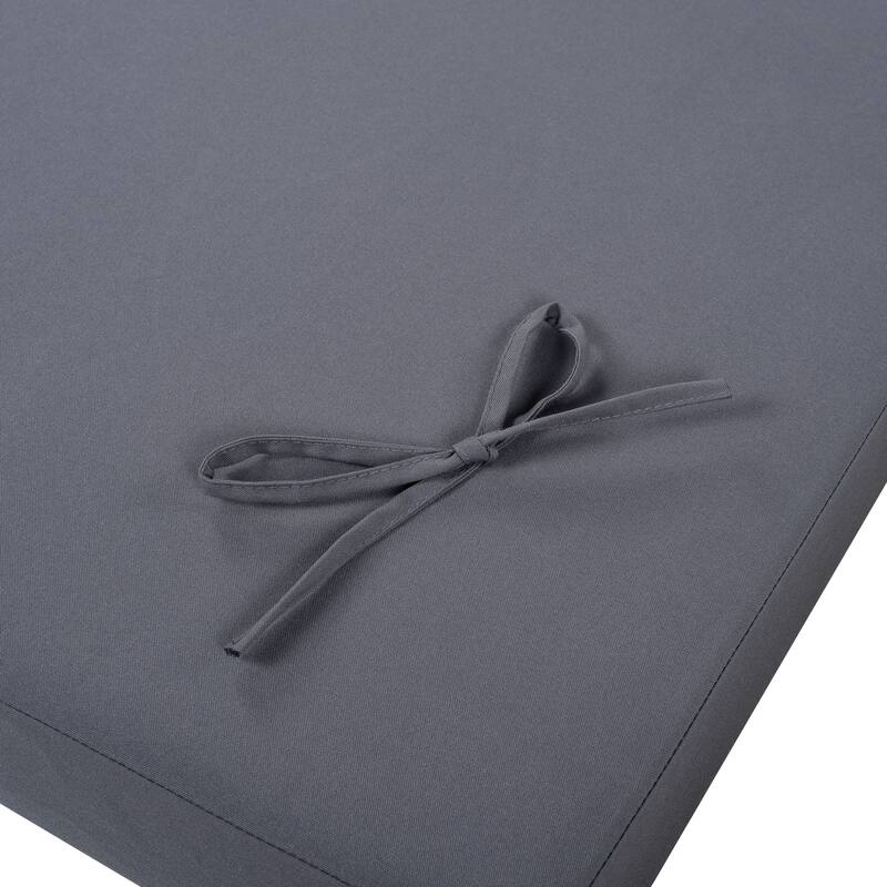 Christopher Knight Home - Outdoor Acacia Wood Chaise Lounge, Water-Repellent Cushion, Ergonomic Adjustable Headrest - 79.6"L