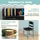 preview thumbnail 7 of 8, Gymax Kids Study Desk & Chair Set w/Chair 2 Storage Cabinets Drawer 4