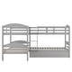 preview thumbnail 8 of 40, Wonderful Design Twin L-Shaped Bunk bed with Trundle