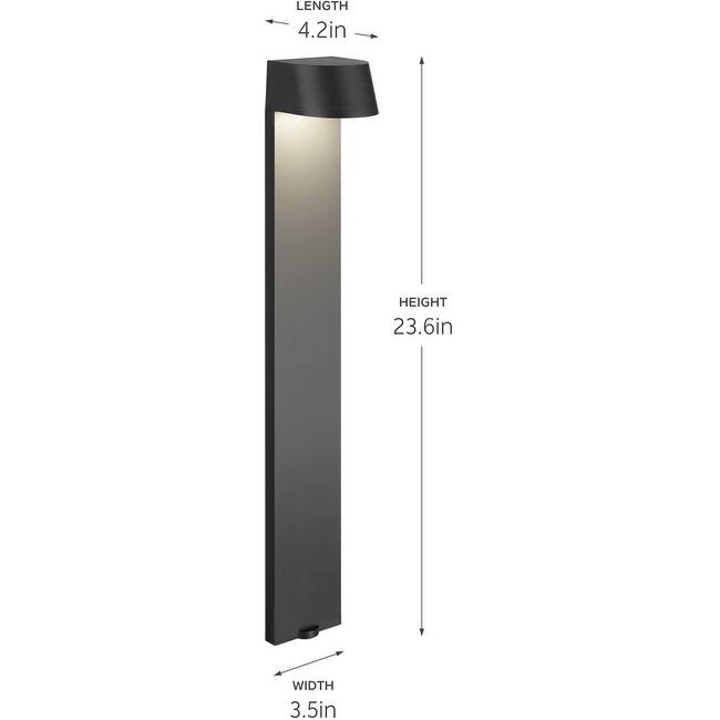 Kichler 1626230 Single 12V LED Bollard Path Light