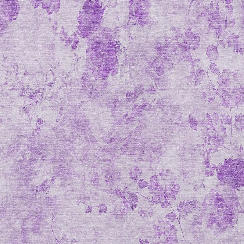 HomeRoots Floral Transitional Rectangle Outdoor Rug