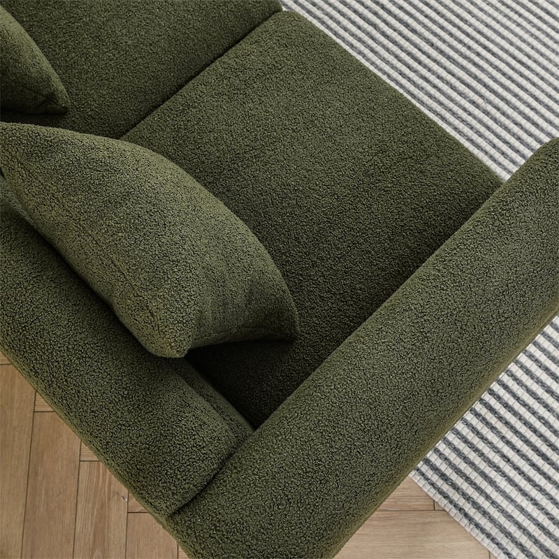 81.5" Oversized 5-Seater L-Shaped Sectional Corner Sofa w/ 3 Cushions