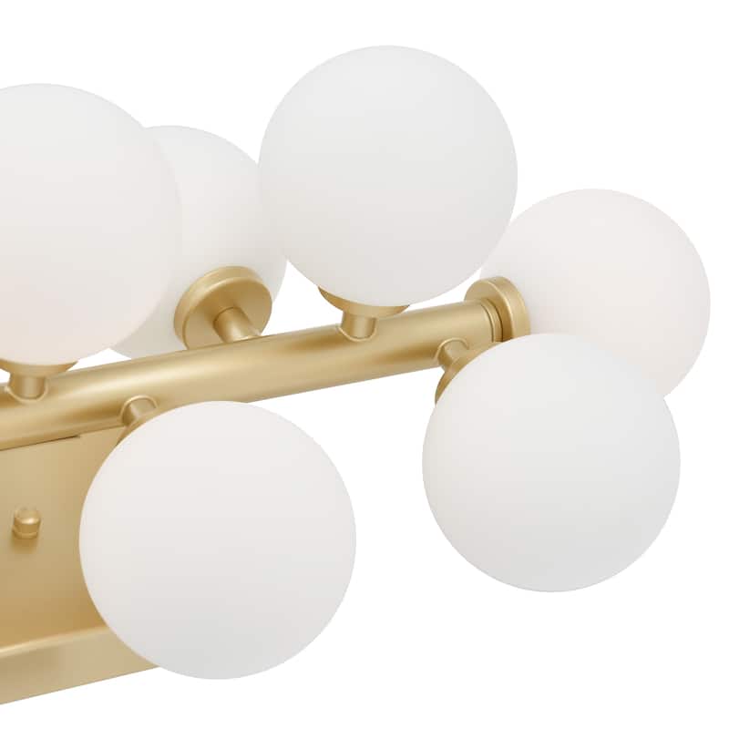 Arya 17 Light Wall Sconce With Satin Gold Finish - Satin Gold