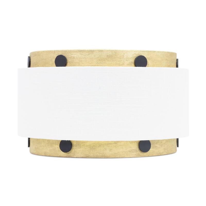 Triple Stack Trifecta Linen Drum Lamp Shade